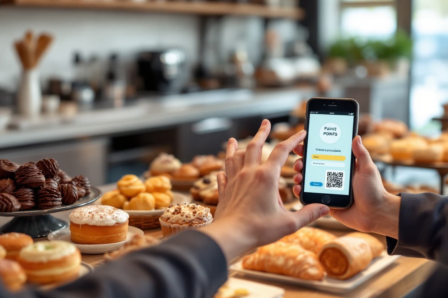 Carte fidélité boulangerie digitale Bizzlite