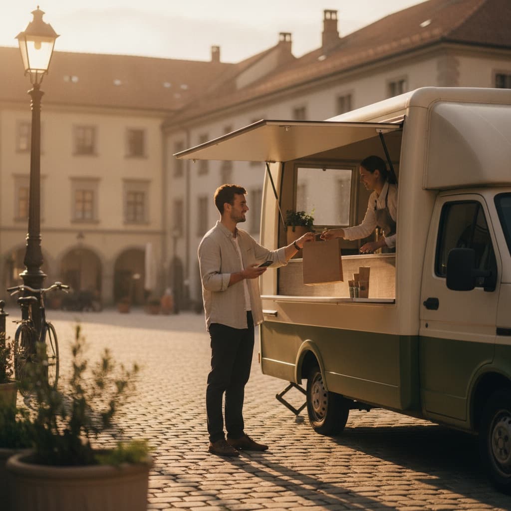 Click & Collect dans un food truck avec Bizzlite