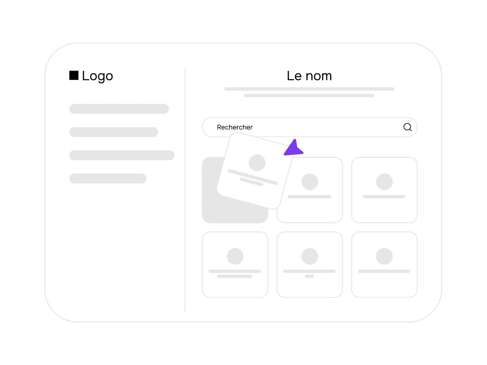 Vitrine digitale moderne Bizzlite